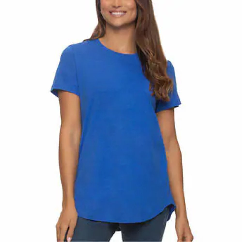 NEW Black Bow Crew Slub T-shirt | Blue